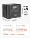 VoltCore 1800 Portable Power Station | 1,800W, 1,008Wh