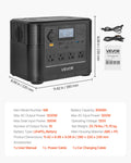 VoltCore 1200 Portable Power Station | 1,200W, 806Wh