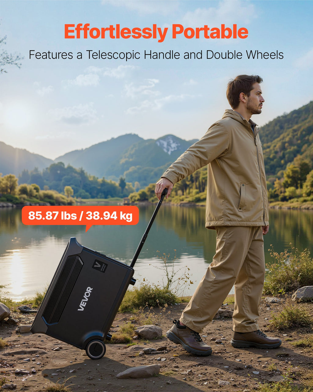 VoltCore 3000 Elite Portable Power Station | 3,000W, 3,072Wh